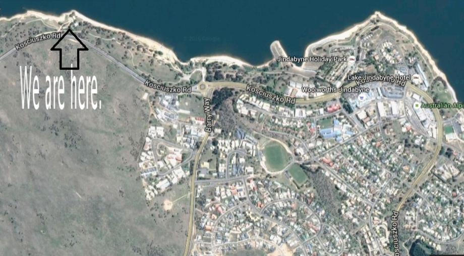 Map showing location of clubhouse